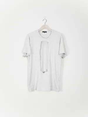 Comme des Garçons Homme Plus Cutout Zipper Tee