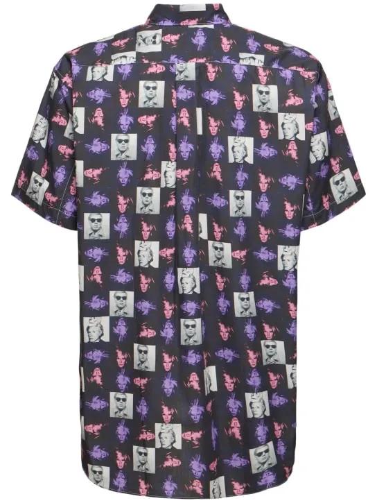 Comme des Garçons Shirt   Andy Warhol printed cotton poplin shirt 