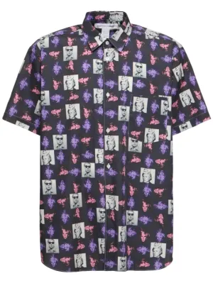 Comme des Garçons Shirt   Andy Warhol printed cotton poplin shirt 