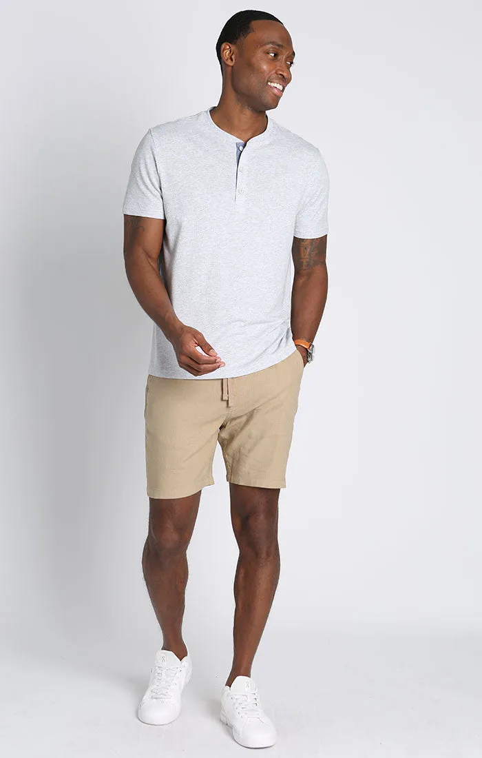 Cotton Modal Short Sleeve Henley