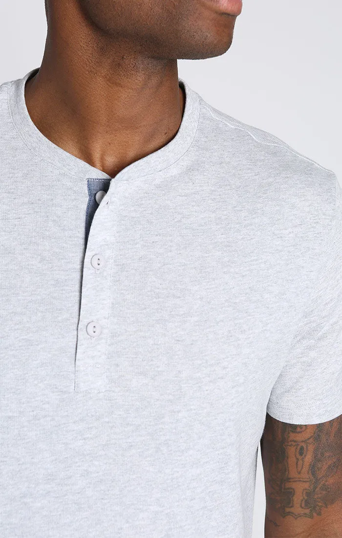 Cotton Modal Short Sleeve Henley