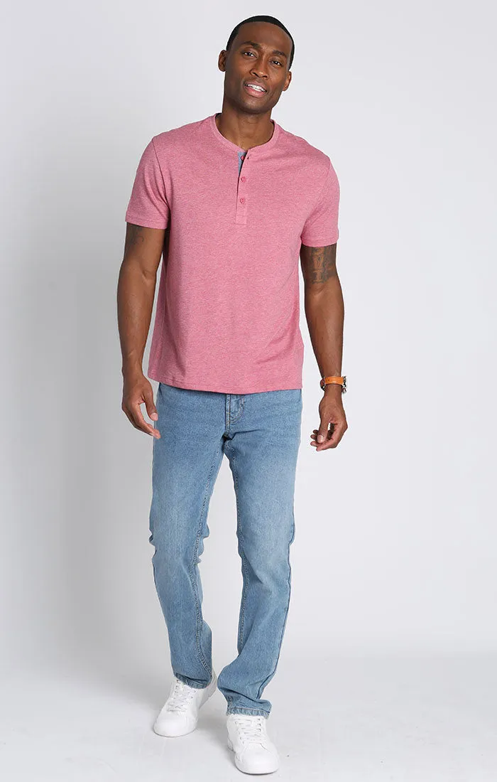 Cotton Modal Short Sleeve Henley