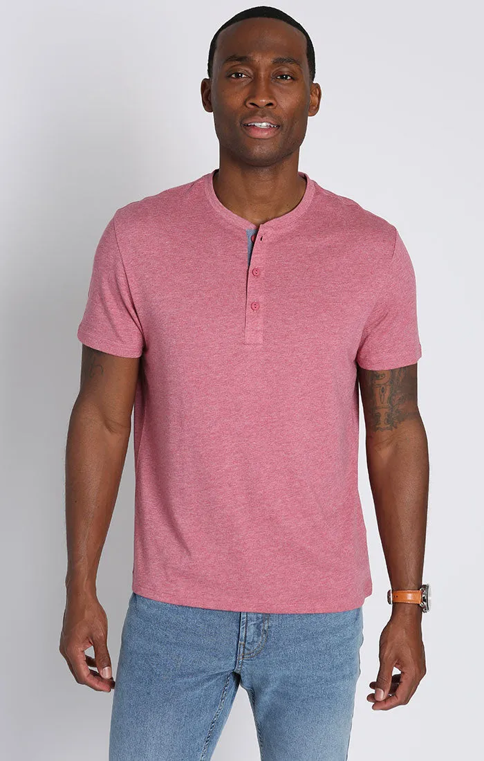 Cotton Modal Short Sleeve Henley