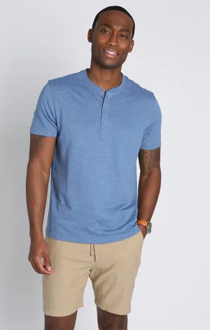 Cotton Modal Short Sleeve Henley