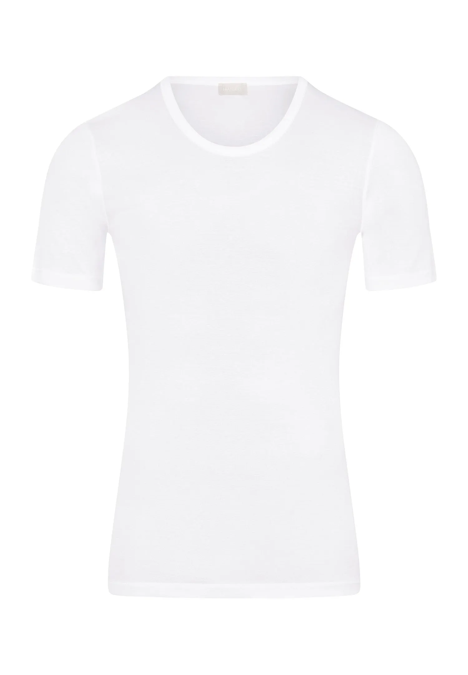 Cotton Pure Fitted Cotton Crew Neck T-Shirt | White 73663-101