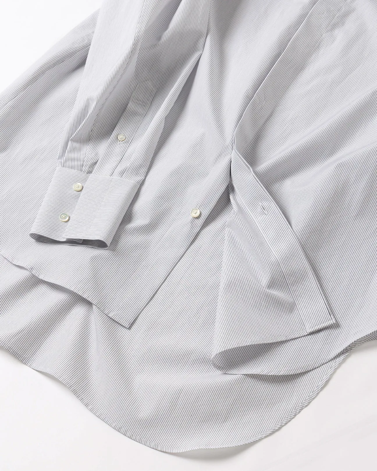 COTTON TAB COLLAR SHIRT .06【PIN-STRIPE】