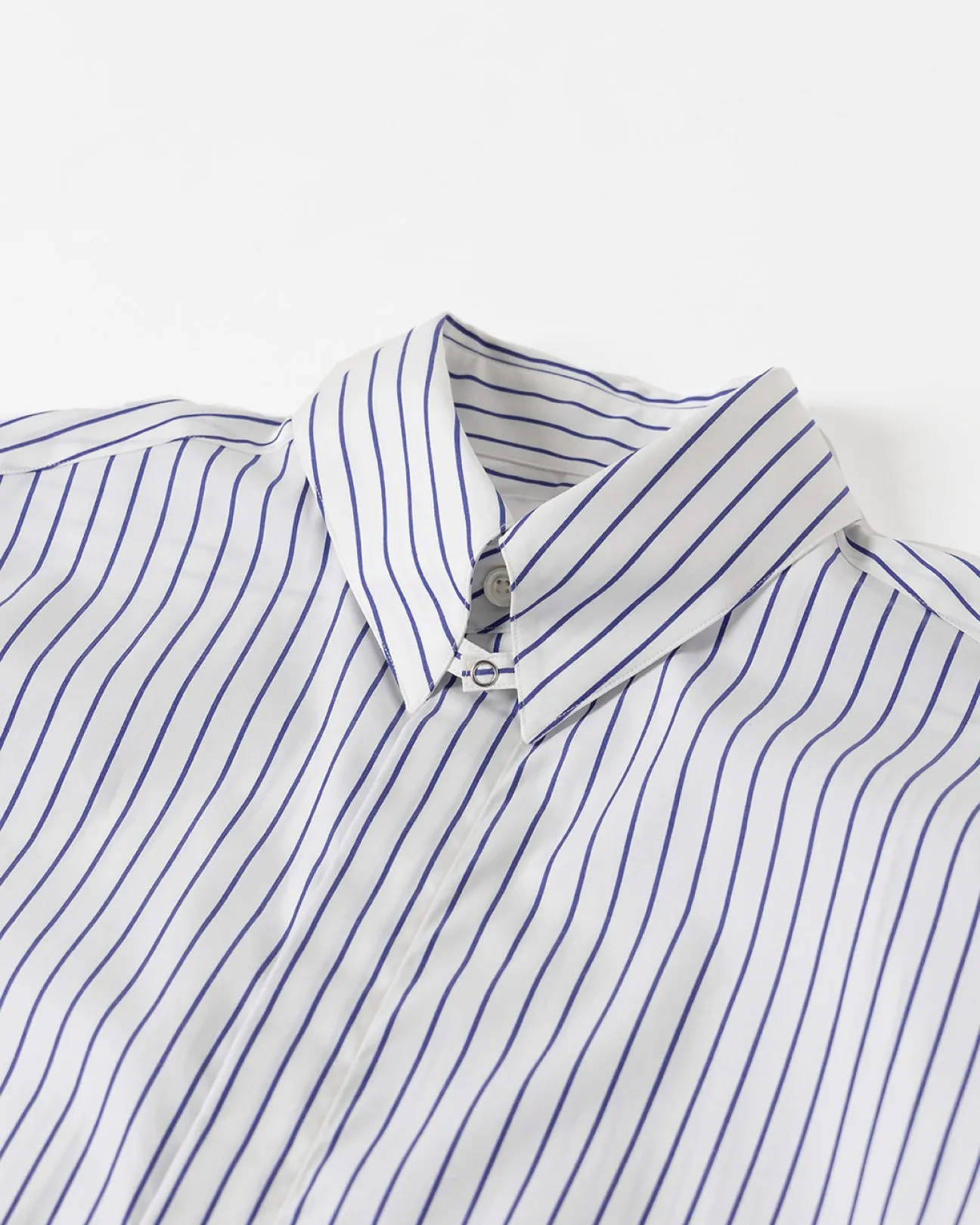 COTTON TAB COLLAR SHIRT .06【WIDE-STRIPE】