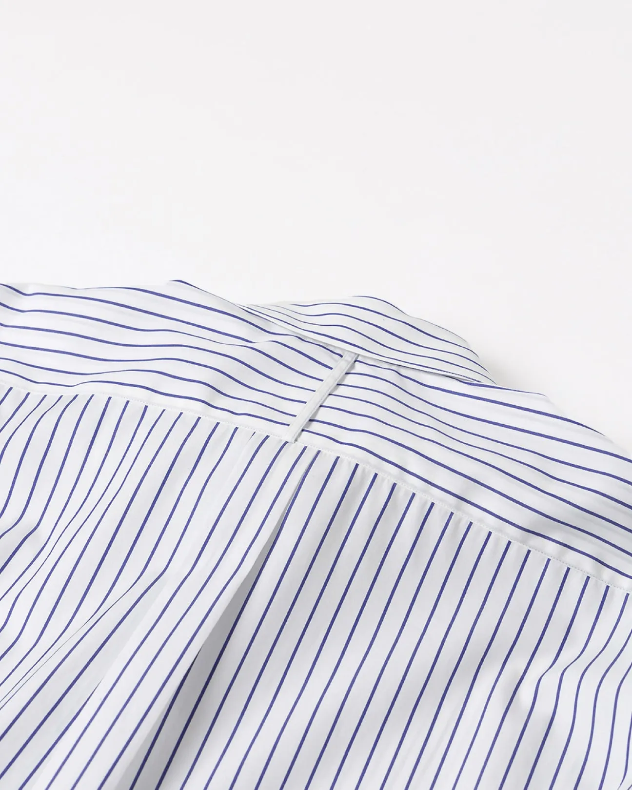 COTTON TAB COLLAR SHIRT .06【WIDE-STRIPE】