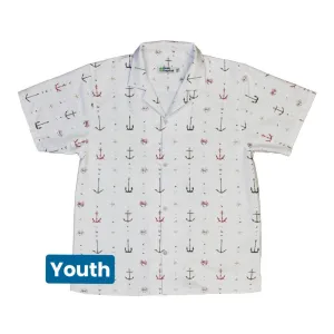 Crabby Anchors Youth Hawaiian Shirt