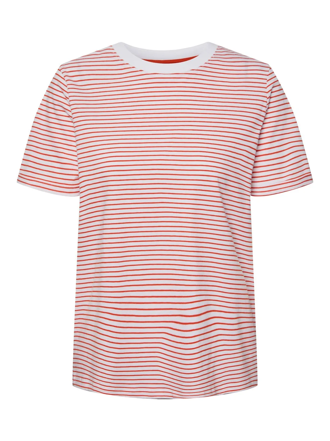 Cria Fold T-Shirt (Bright White TANGERINE TANGO)