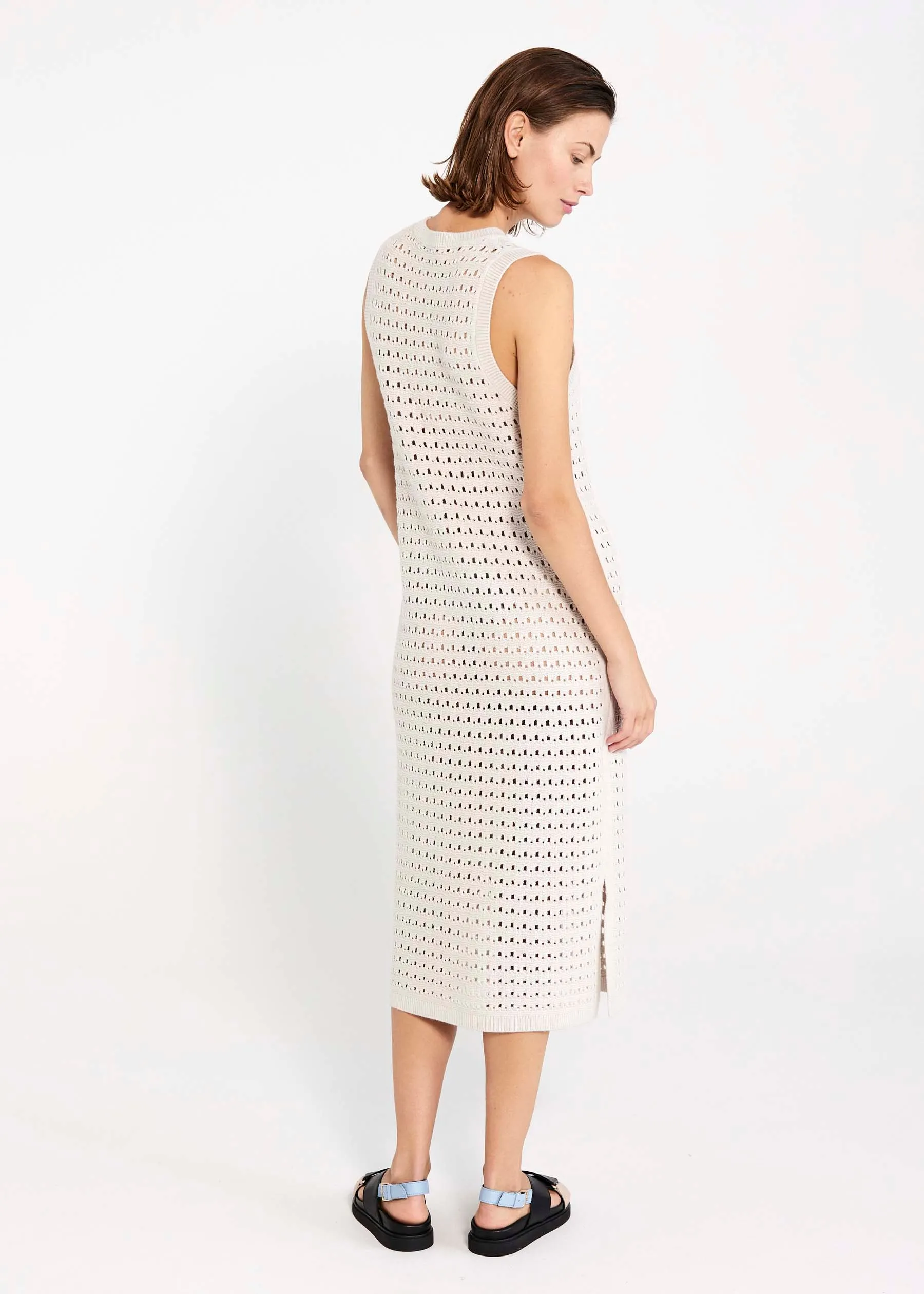 Crome knit dress - Off-white