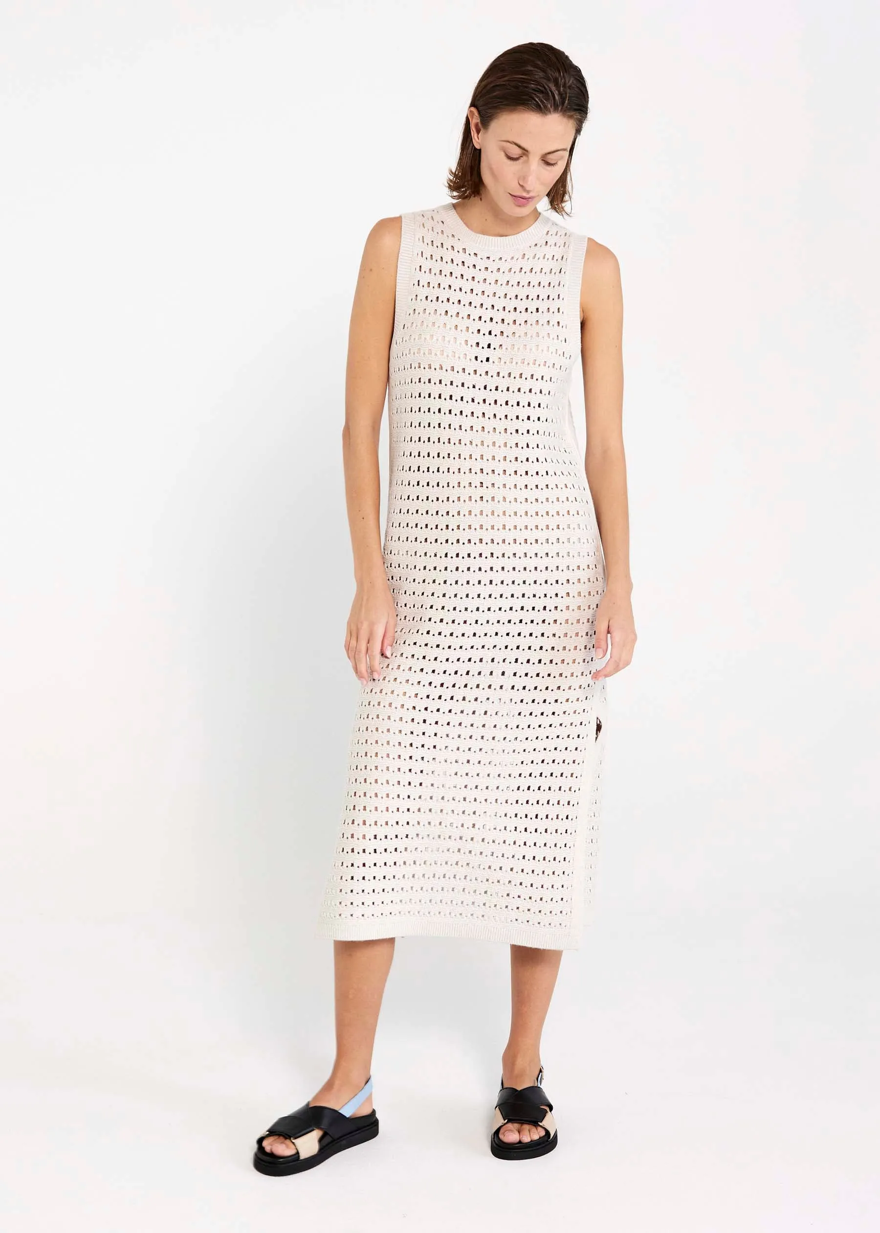 Crome knit dress - Off-white