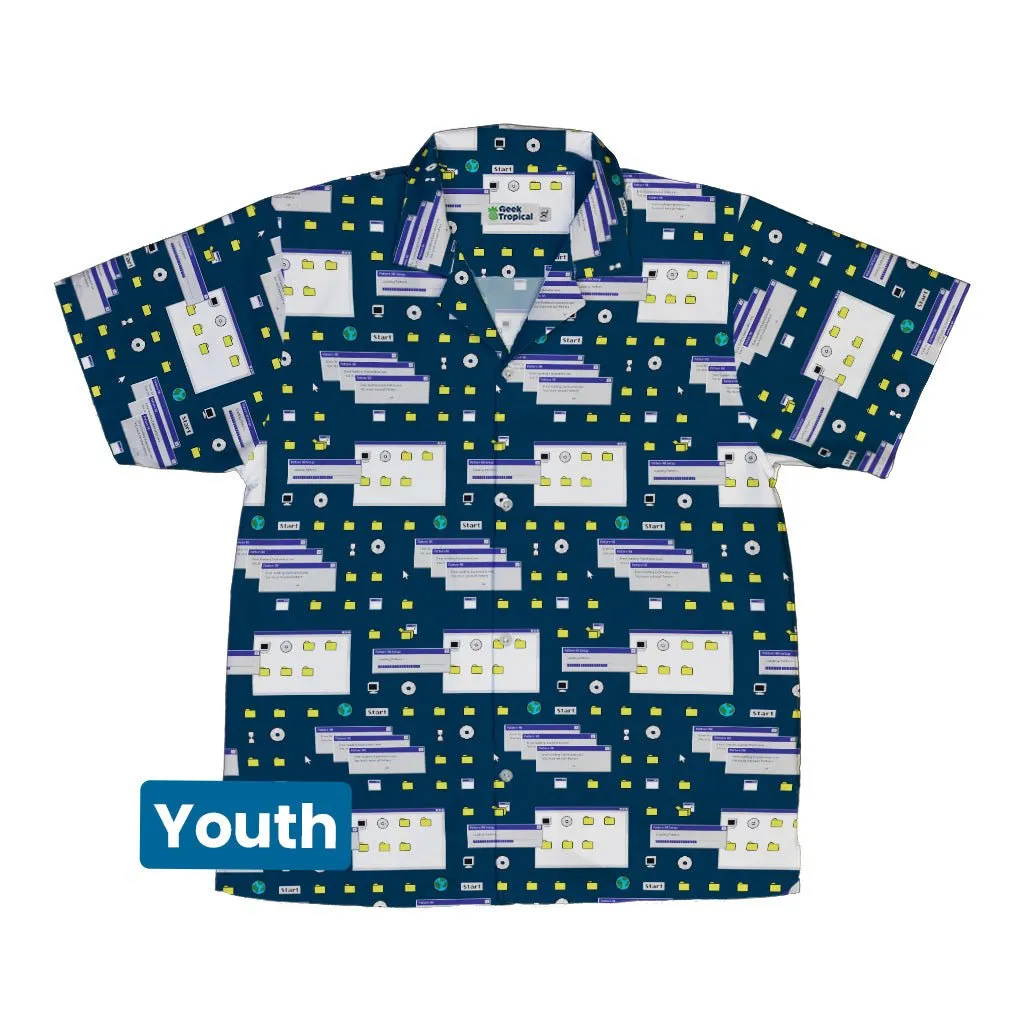 Dark Pattern98 Youth Hawaiian Shirt