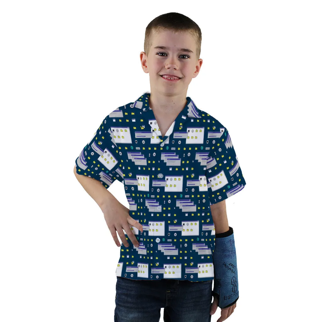 Dark Pattern98 Youth Hawaiian Shirt