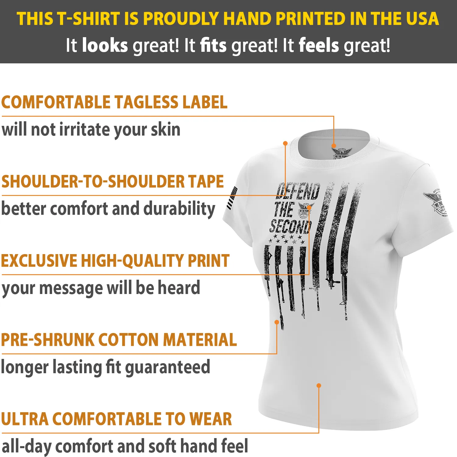 Defend The Second Flag Women's Short Sleeve Shirt