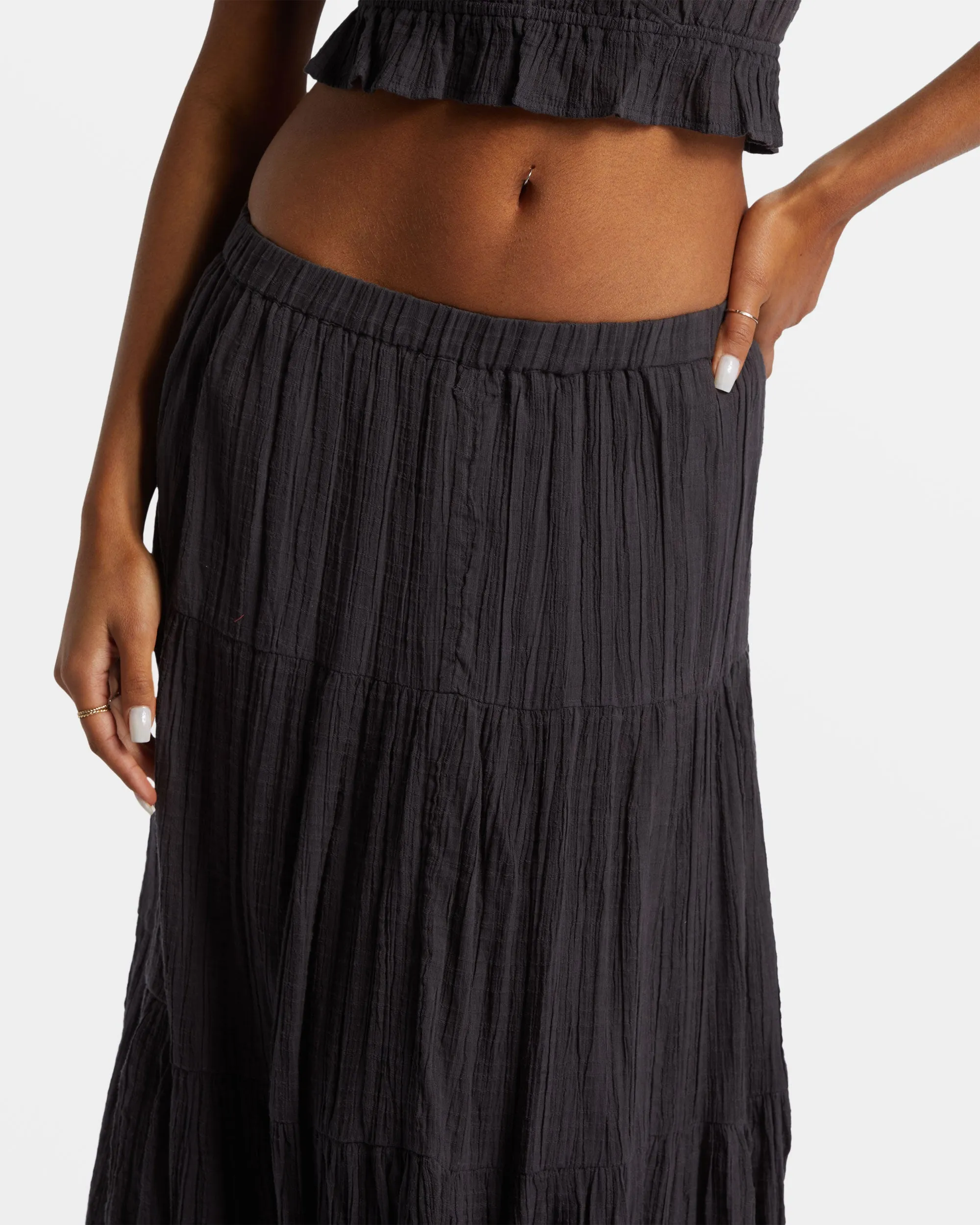 Ditsy Dreams Skirt - Black Sands