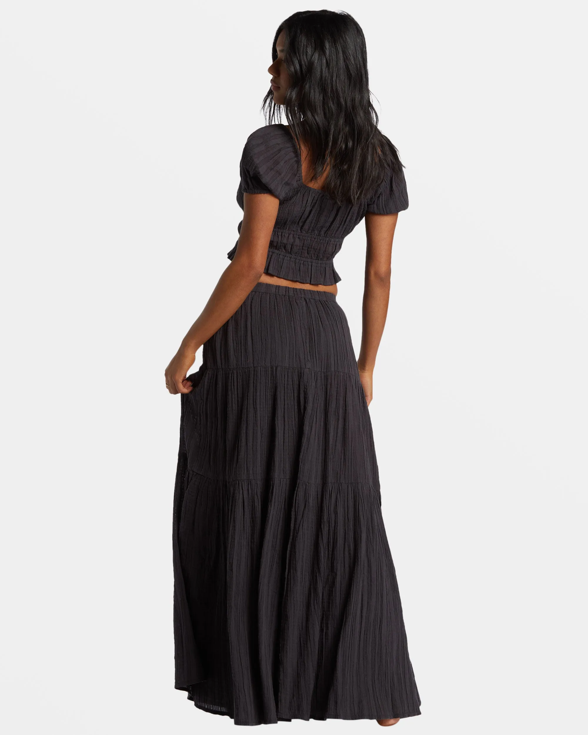 Ditsy Dreams Skirt - Black Sands