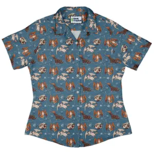 Dnd Tressym Familiars Curvy Button Up Shirt