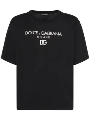 Dolce&amp;Gabbana   Logo cotton t-shirt 