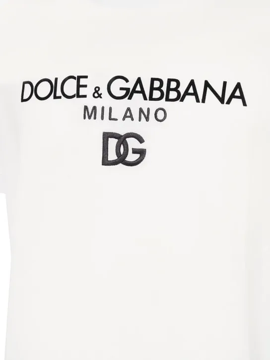 Dolce&amp;Gabbana   Logo cotton t-shirt 