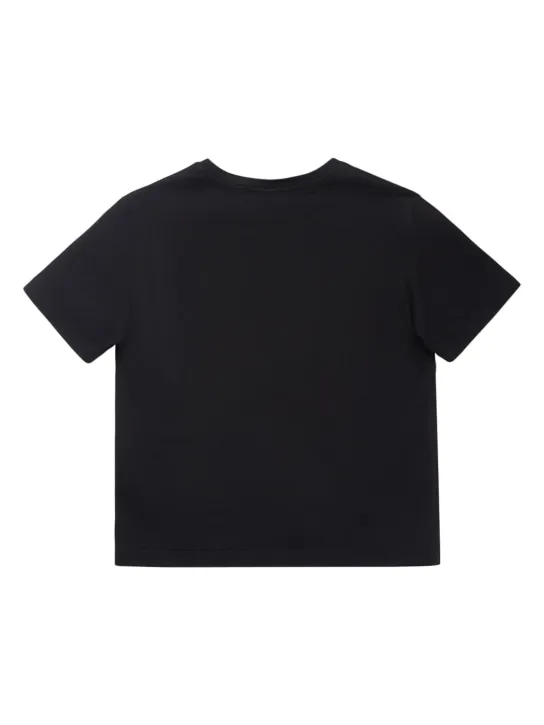 Dolce&amp;Gabbana   Logo printed cotton jersey t-shirt 