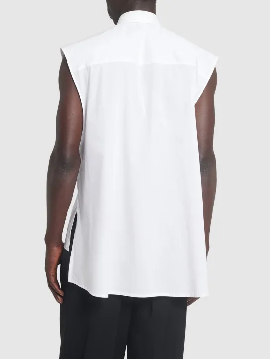 Dolce&amp;Gabbana   Sleeveless poplin shirt 