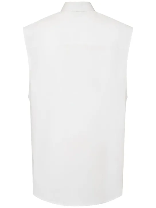 Dolce&amp;Gabbana   Sleeveless poplin shirt 