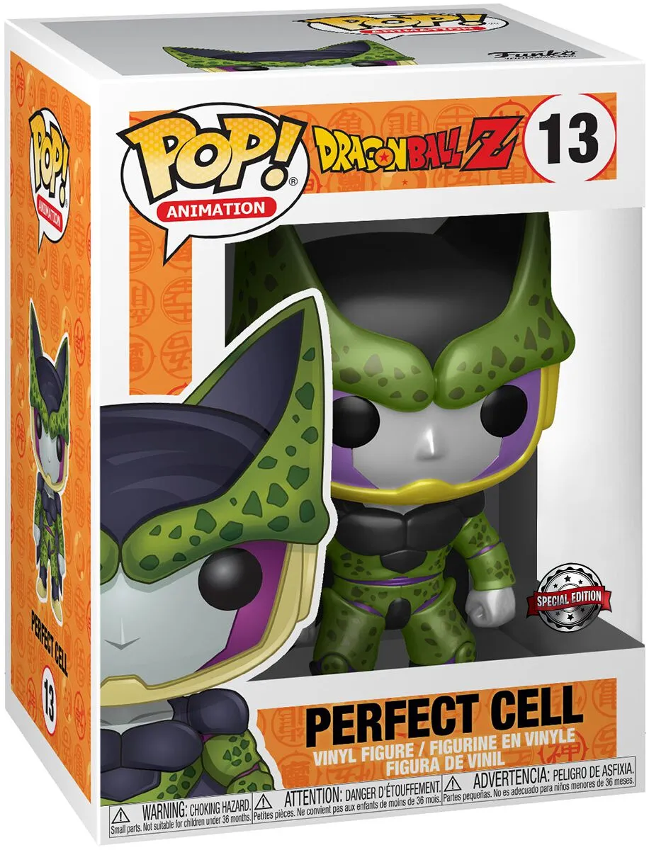 Dragon Ball Z Perfect Cell Funko Pop! Vinyl and Tee Set