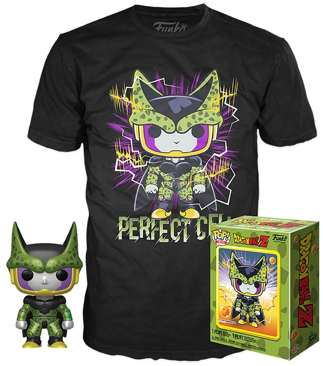 Dragon Ball Z Perfect Cell Funko Pop! Vinyl and Tee Set