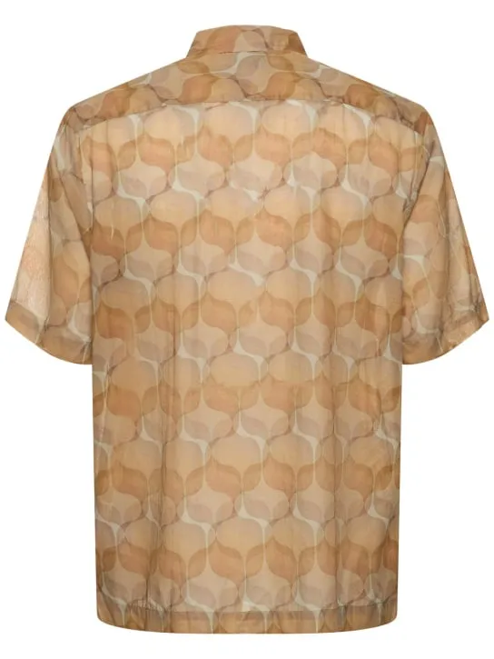 Dries Van Noten   Clasen printed cupro shirt 