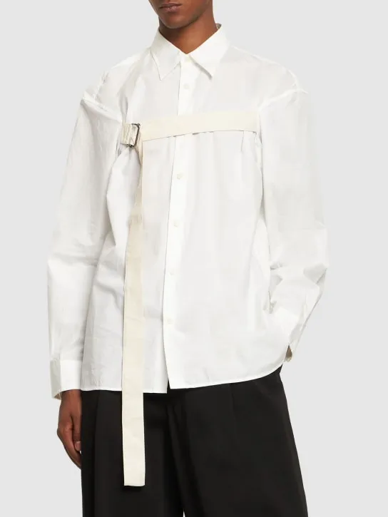 Dries Van Noten   Croom cotton shirt w/ strap 