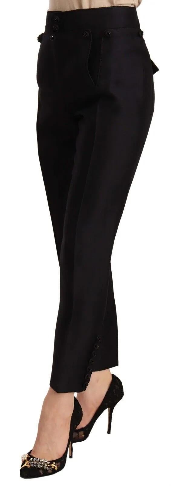 Dsquared² Chic High-Waist Cropped Trousers