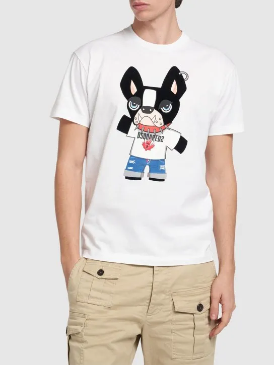 Dsquared2   Cool fit dog print t-shirt 