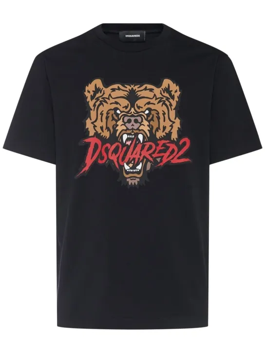 Dsquared2   Regular bear print t-shirt 