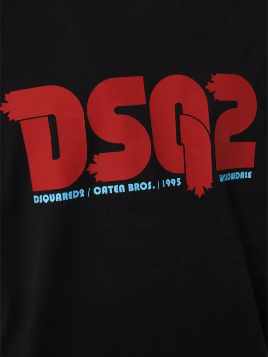 Dsquared2   Regular fit logo cotton t-shirt 