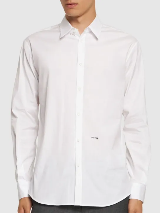 Dsquared2   Stretch cotton poplin shirt 