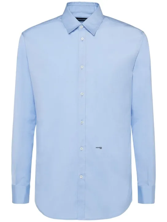 Dsquared2   Stretch cotton poplin shirt 