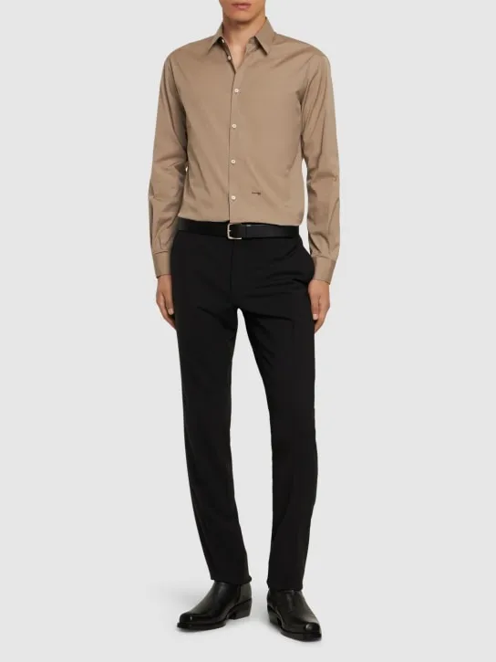 Dsquared2   Stretch cotton poplin shirt 