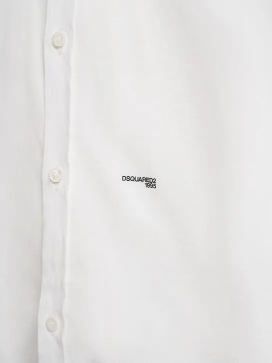 Dsquared2   Stretch cotton poplin shirt 