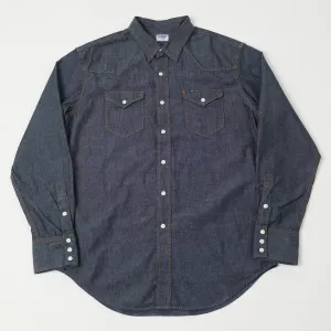 Dubbleworks Lot. 43001 Western Shirt - Navy Blue