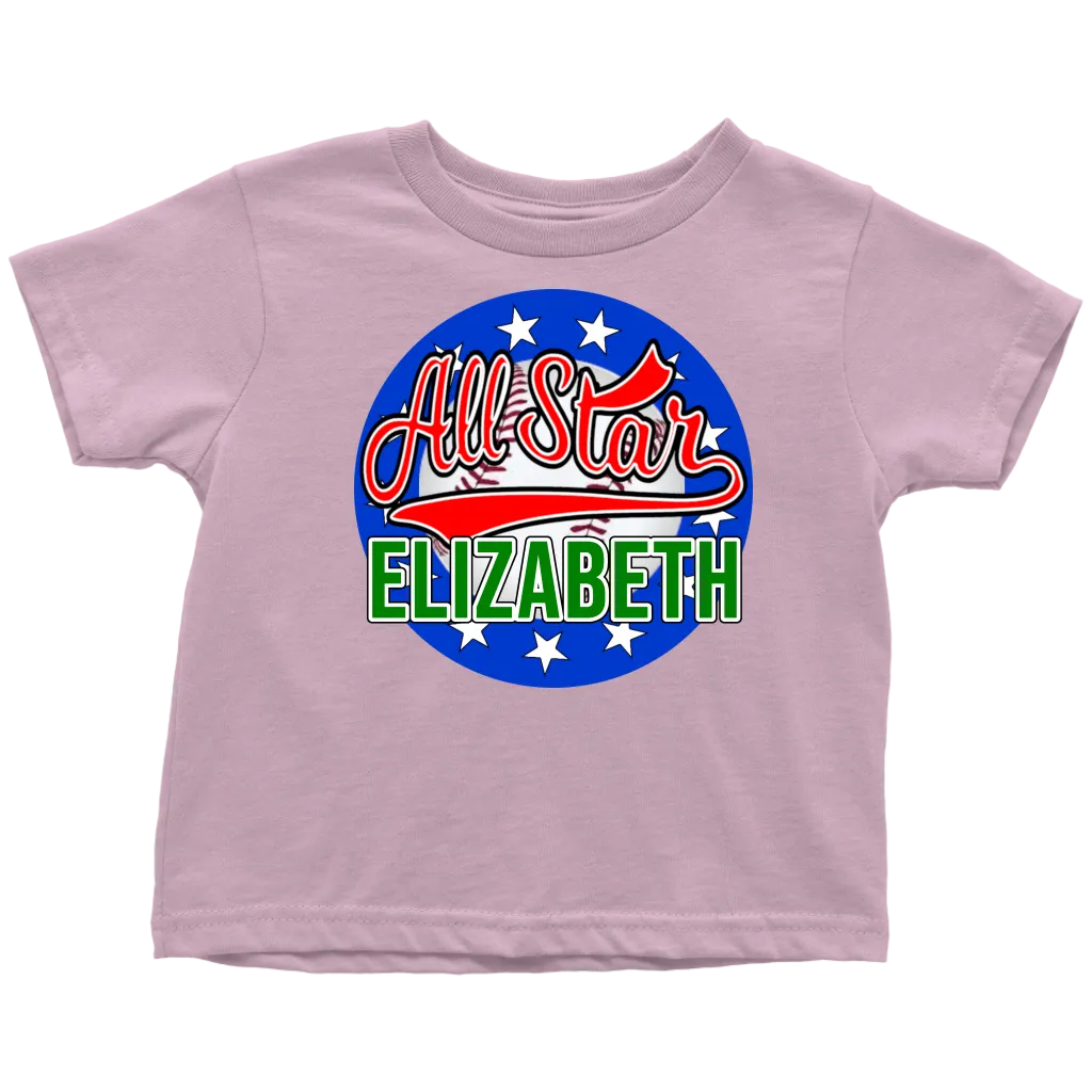 ELIZABETH ALL STAR TODDLER T-SHIRT FOR ELIZABETH