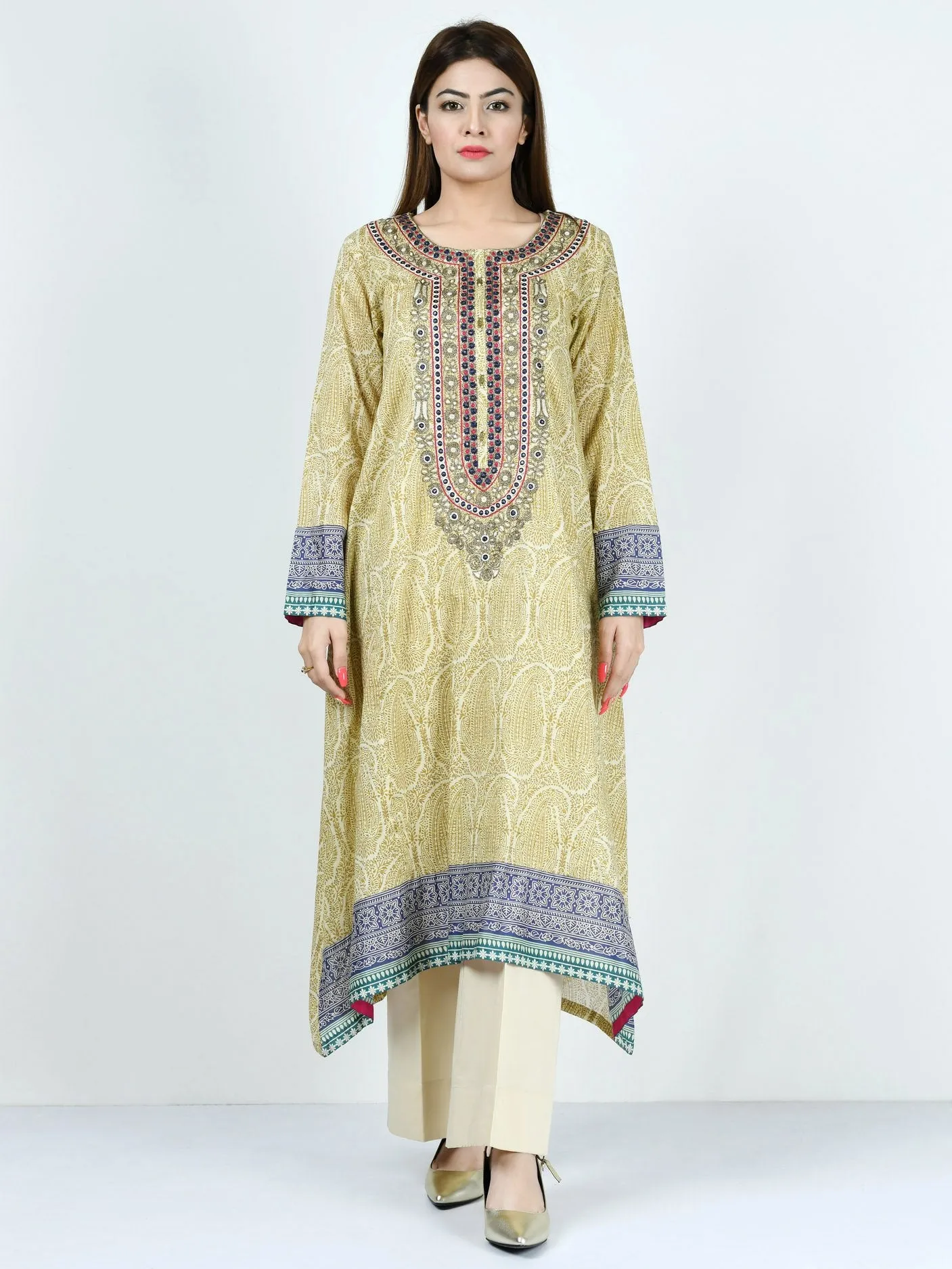 Embroidered Lawn Suit