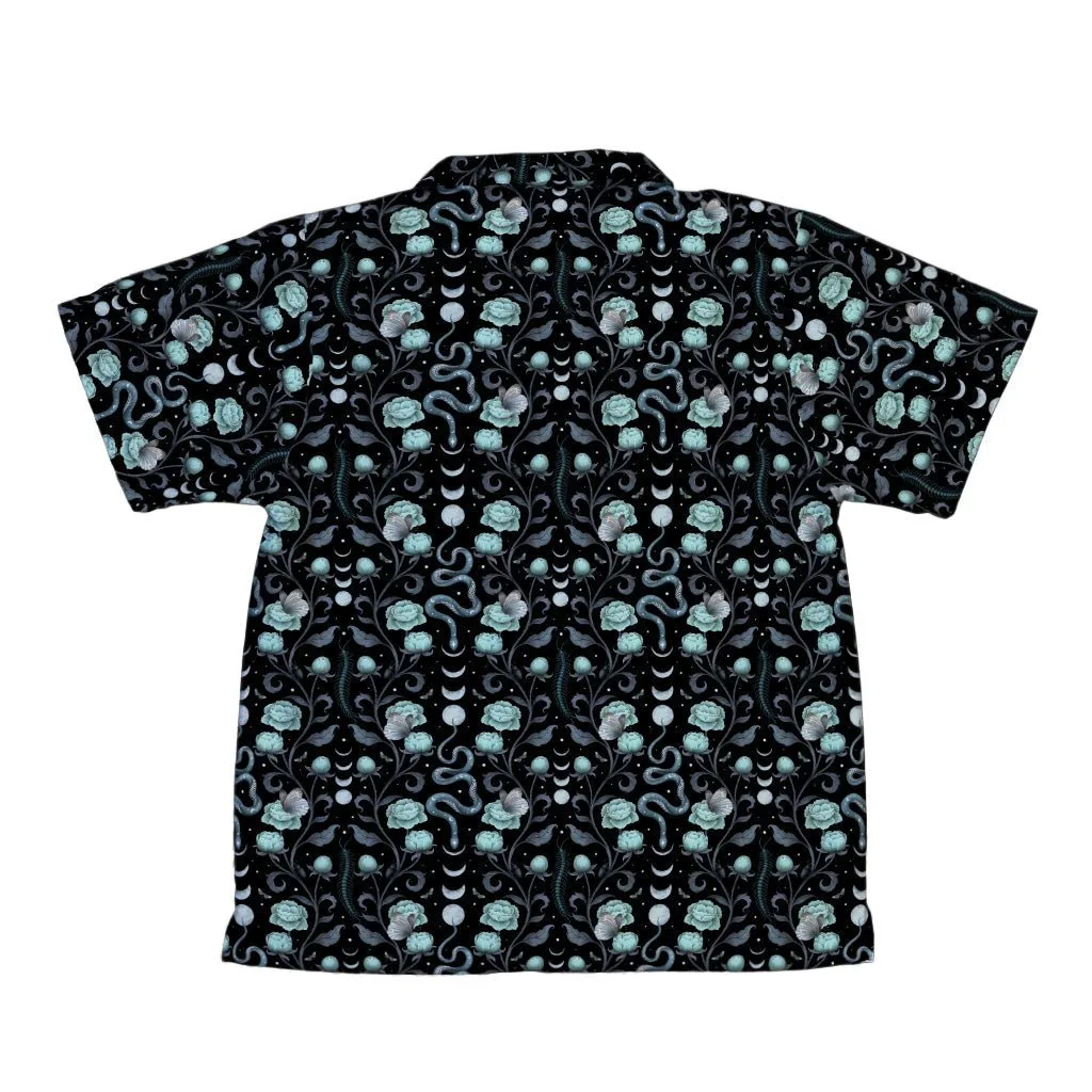 Episodic Serpent Garden Blue Youth Hawaiian Shirt