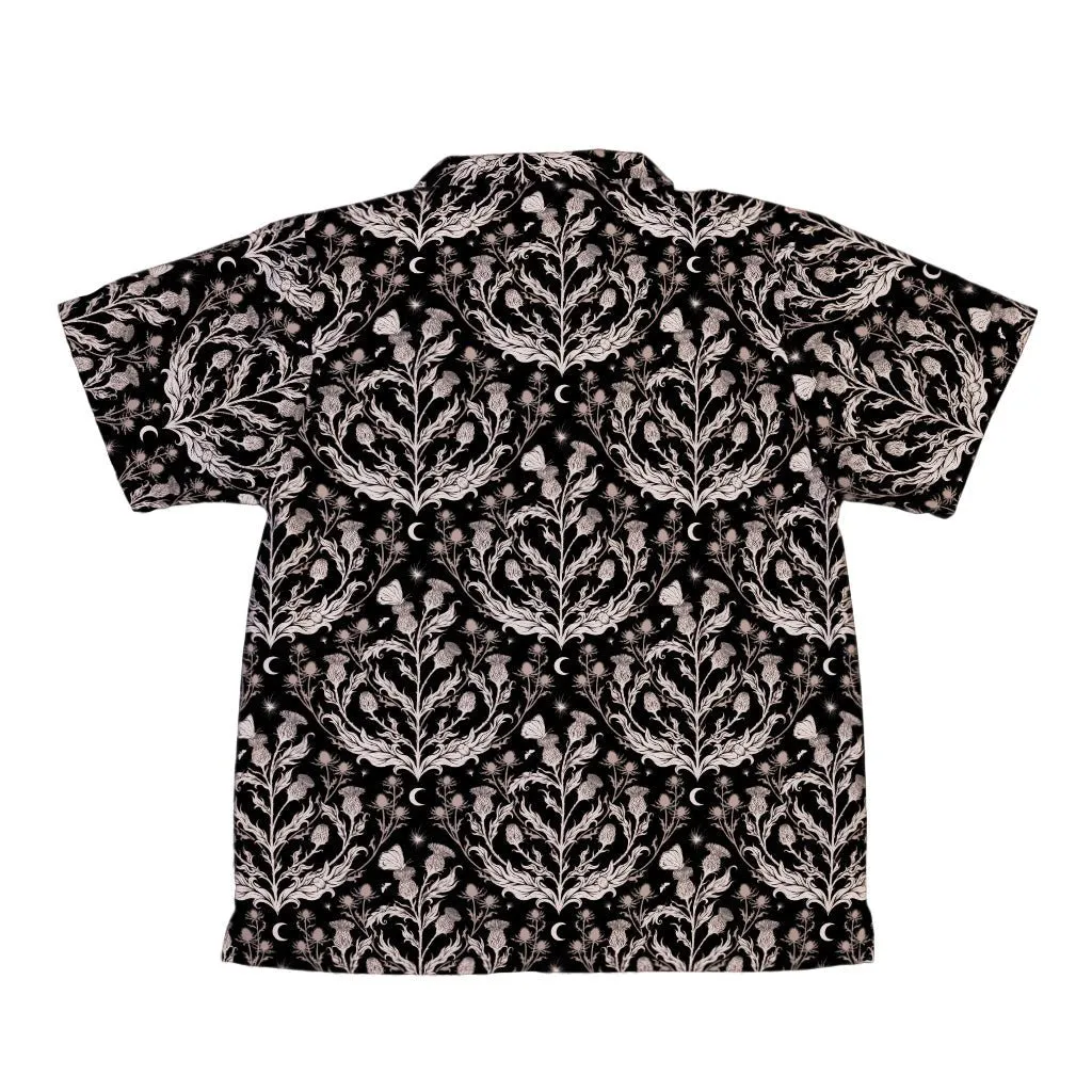 Episodic Thistle Home Black White Youth Hawaiian Shirt