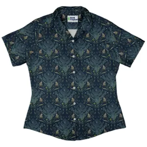 Episodic Tropical Monkey Curvy Button Up Shirt