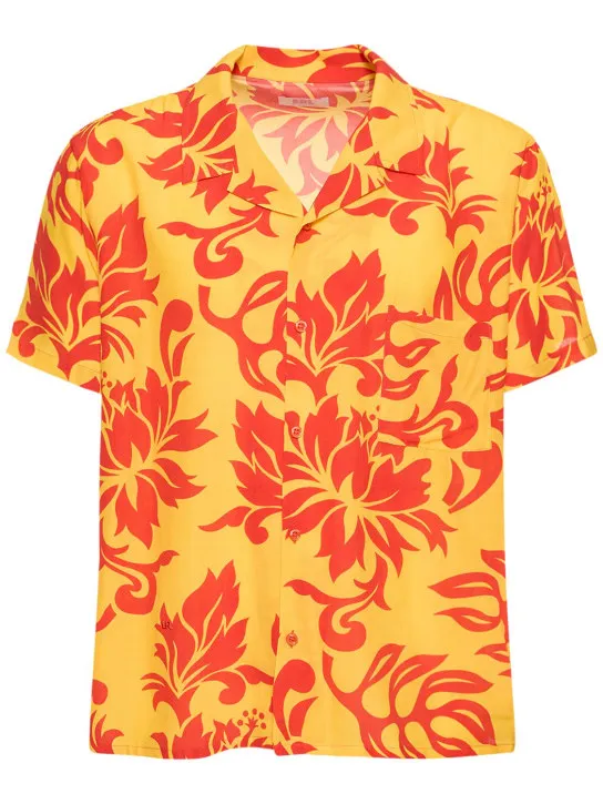 ERL   Floral printed short sleeved shirt 