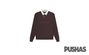 Essentials Plum Waffle Henley Rugby 'Plum' (2023)