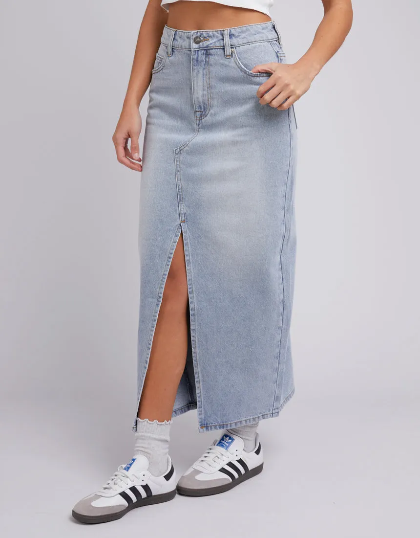 Eva Maxi Skirt Light Blue