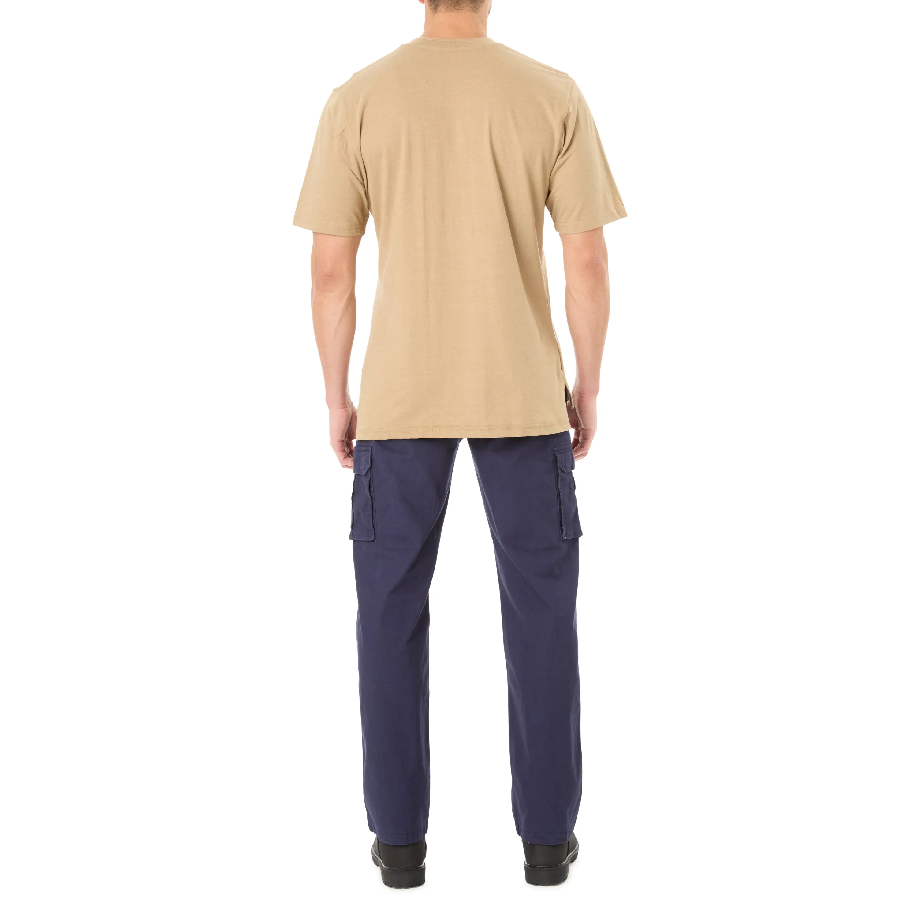 EXTENDED TAIL SHORT SLEEVE HENLEY