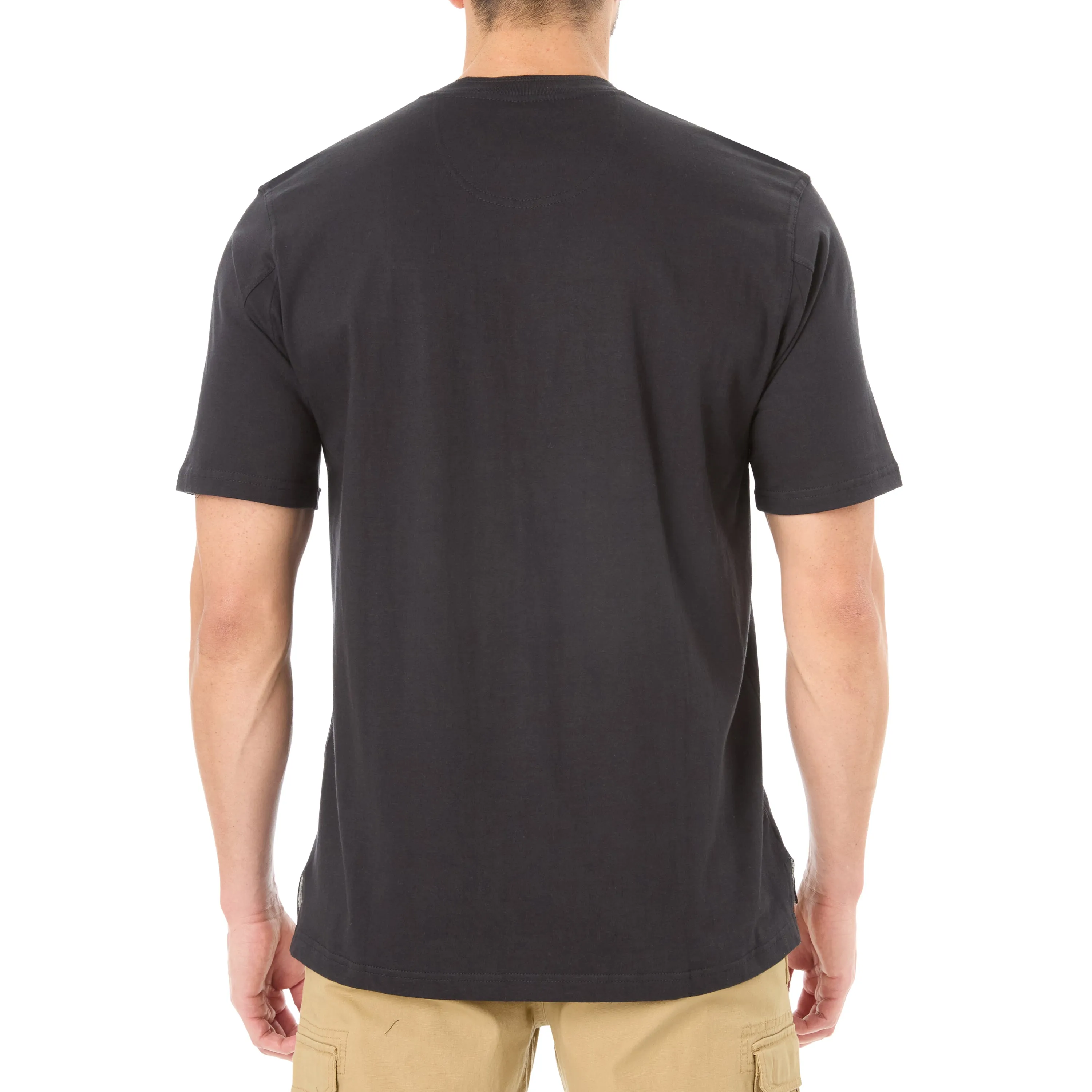 EXTENDED TAIL SHORT SLEEVE HENLEY